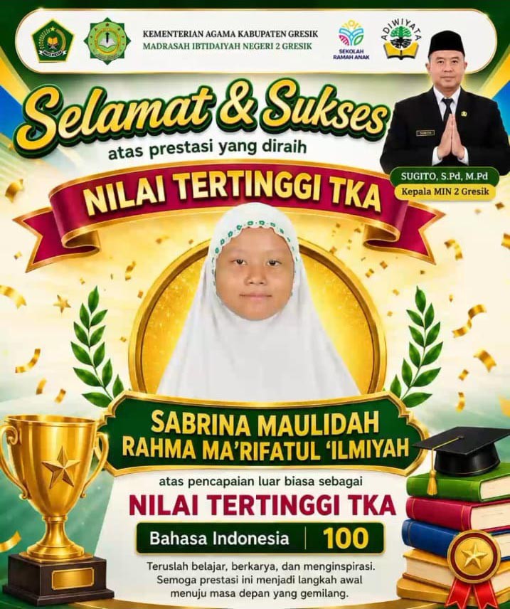 NIlai Tertinggi TKA
